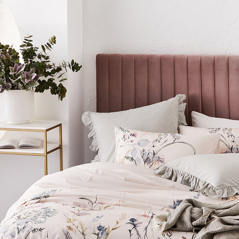 Bouquet Blush Quilt Cover Set + Separates
