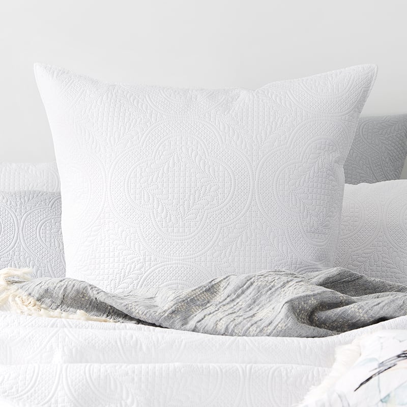 Quinn Snow Quilted Quilt Cover Separates