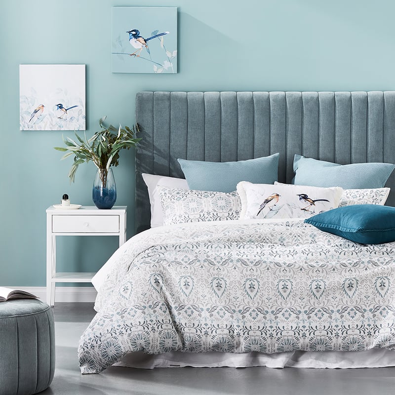 Cyprus Waffle Arctic Quilt Cover Set + Separates