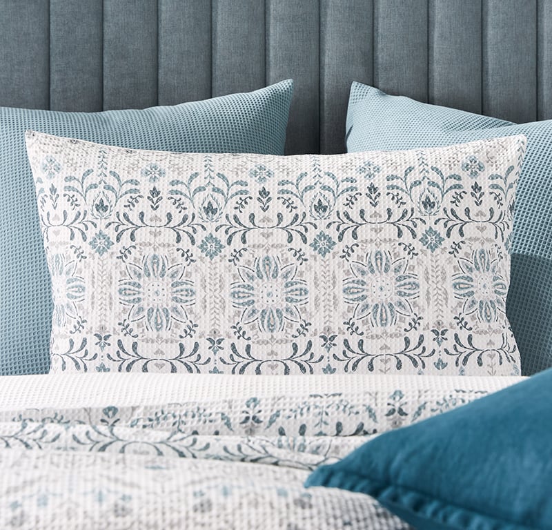 Cyprus Waffle Arctic Quilt Cover Set + Separates