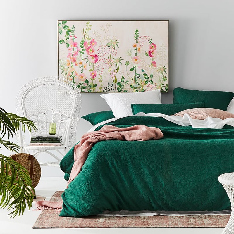 Java Matelasse Fern Quilt Cover Separates