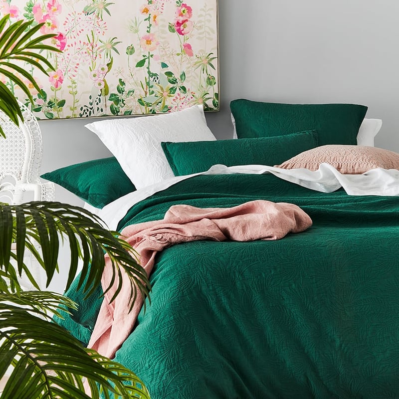 Java Matelasse Fern Quilt Cover Separates