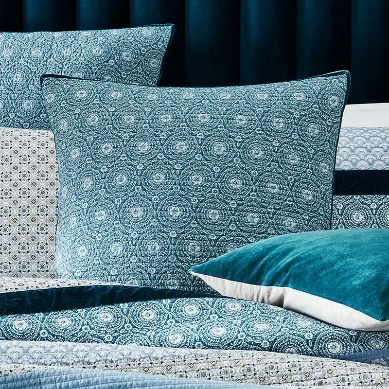 Kingston Jade Quilted Quilt Cover Separates