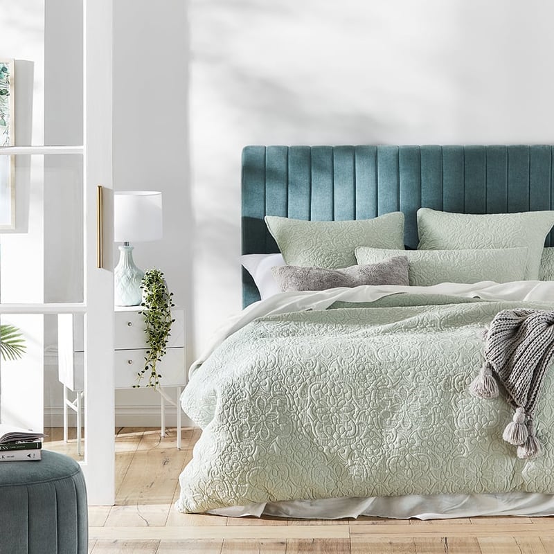 Chloe Glacier Quilted Quilt Cover Separates