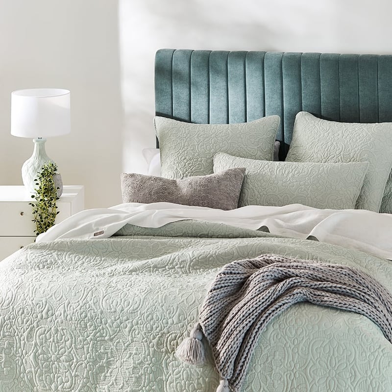 Chloe Glacier Quilted Quilt Cover Separates