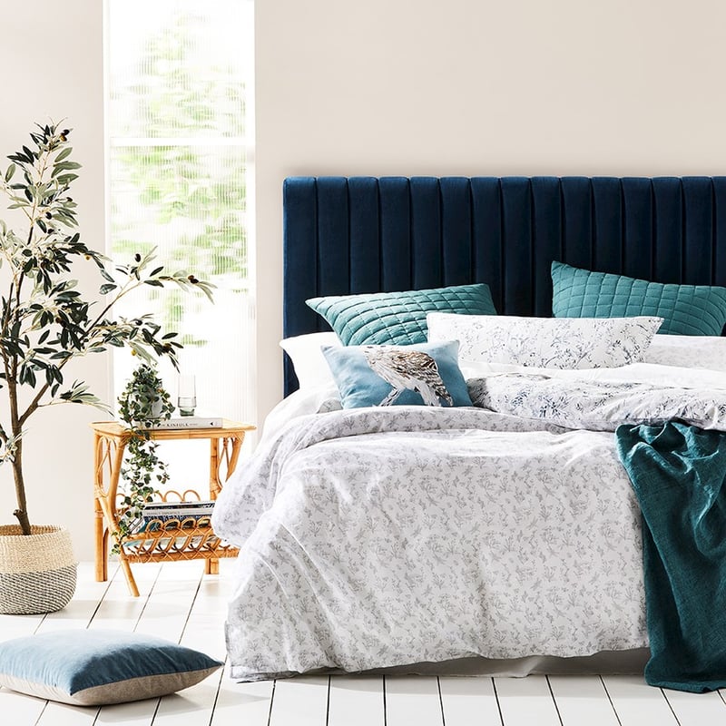 Woodland Steel Blue Quilt Cover Set + Separates
