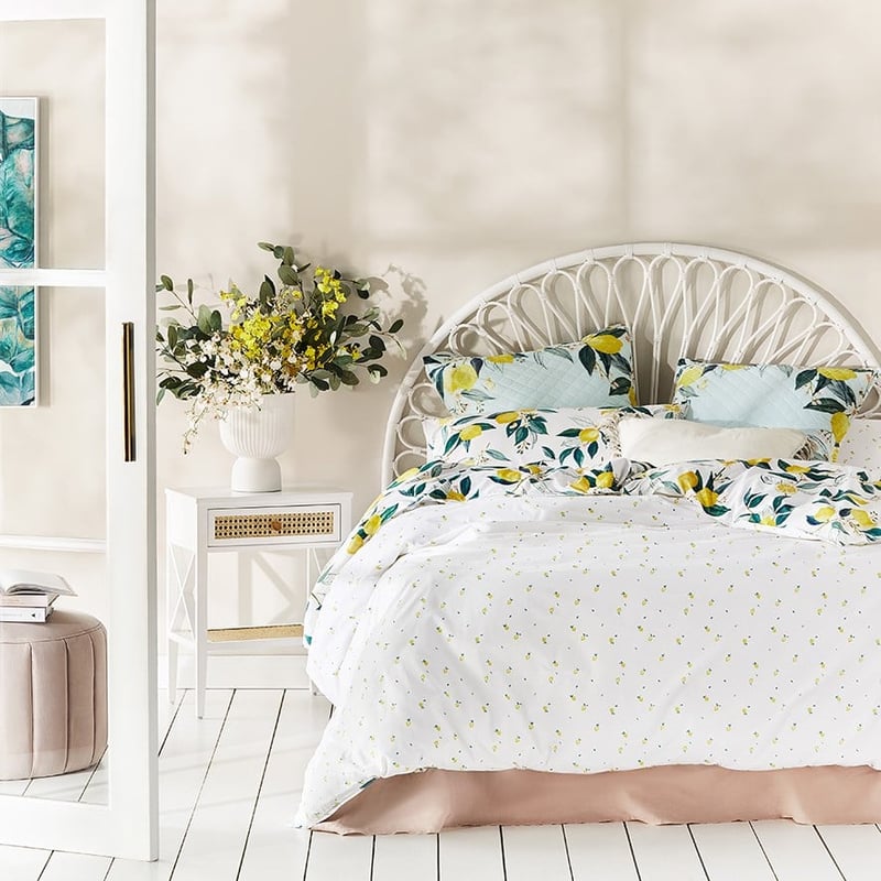 Citron Lemon Quilt Cover Set + Separates
