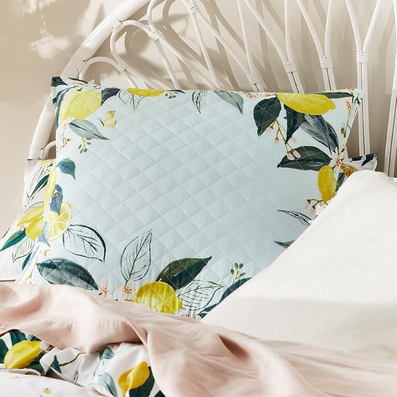 Citron Lemon Quilt Cover Set + Separates