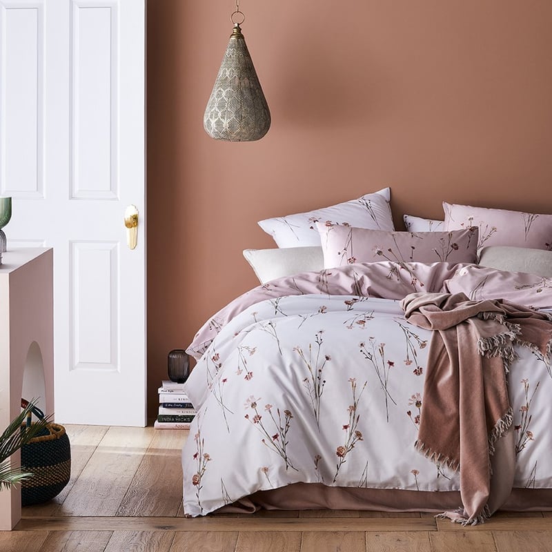 Whisper Dusty Pink Quilt Cover Set + Separates