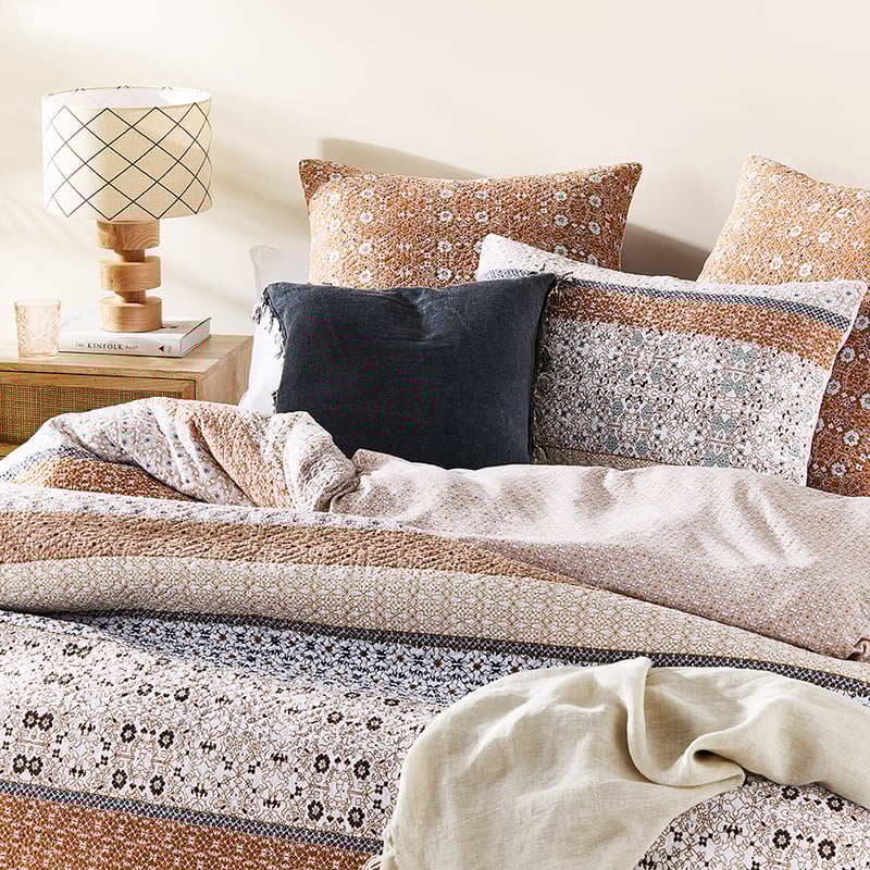 Rani Clay Quilted Quilt Cover Separates