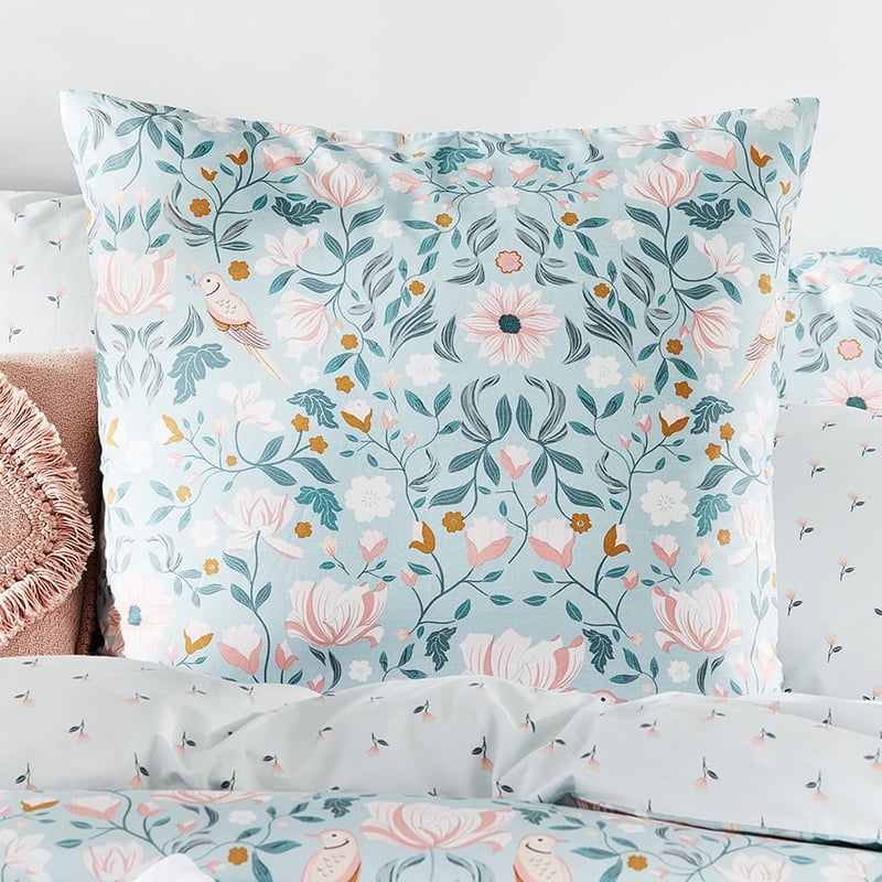 Magnolia Garden Blue Mist Quilt Cover Set + Separates