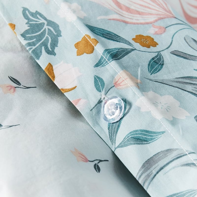 Magnolia Garden Blue Mist Quilt Cover Set + Separates