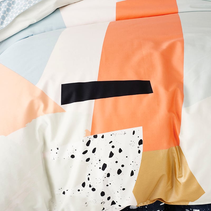 Rebecca Judd Loves Galerist Salmon Quilt Cover Set + Separates