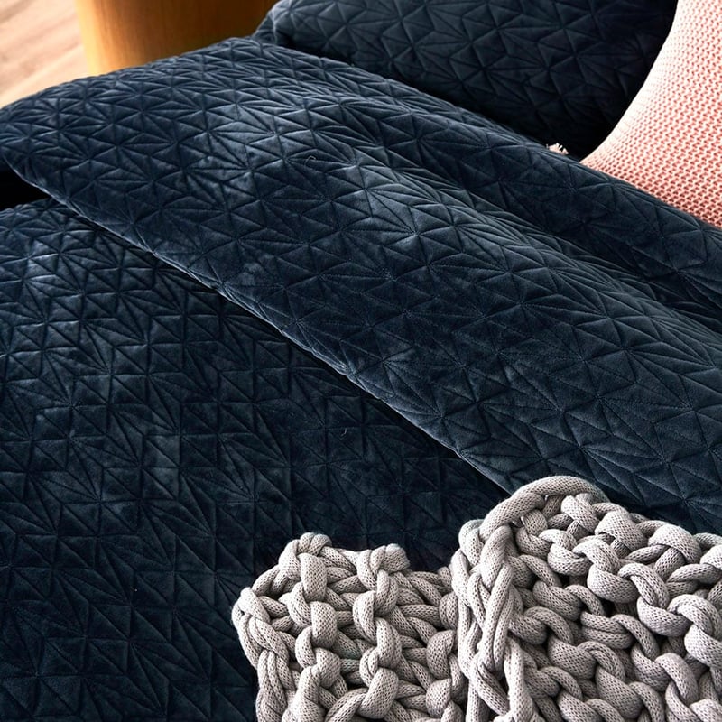 Rebecca Judd Loves Lush Midnight Quilted Quilt Cover Separates