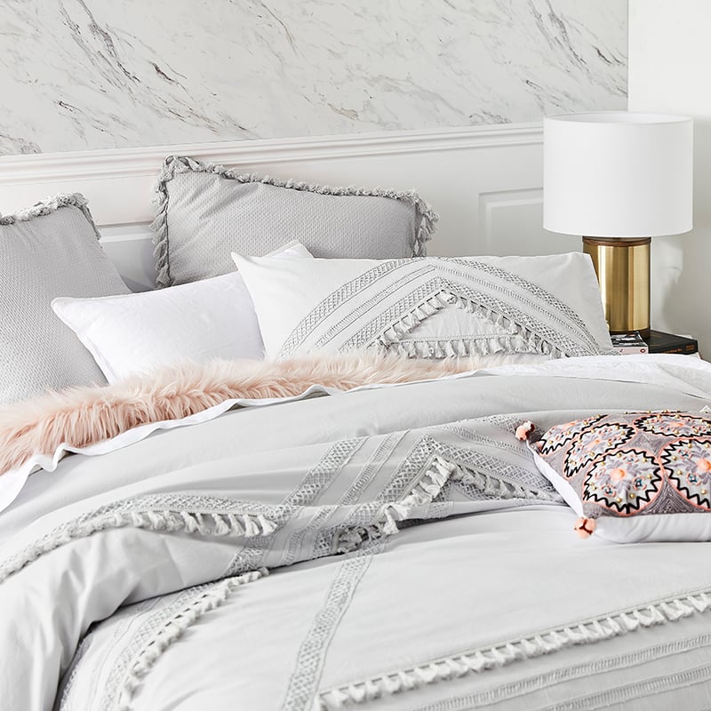 Rebecca Judd Loves Como Silver Quilt Cover Separates