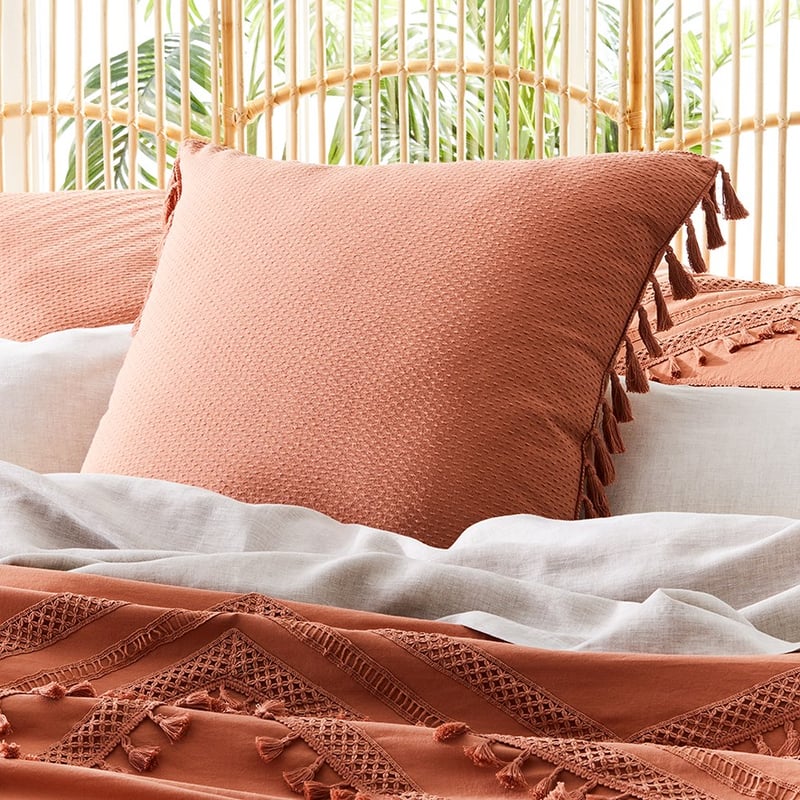 Rebecca Judd Loves Como Terracotta Quilt Cover Separates