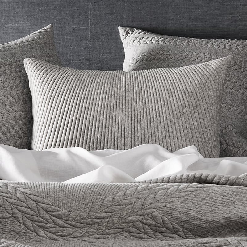 Rebecca Judd Loves Miller Jersey Marle Grey Quilt Cover Separates