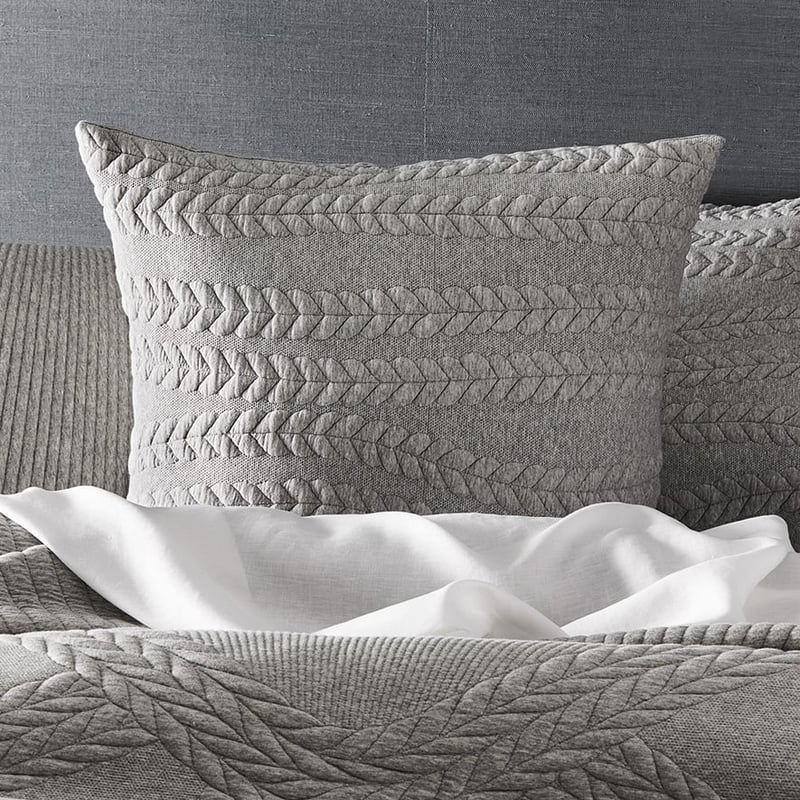 Rebecca Judd Loves Miller Jersey Marle Grey Quilt Cover Separates