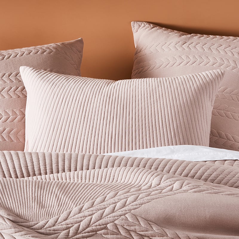 Rebecca Judd Loves Miller Jersey Rose Quartz Quilt Cover Separates