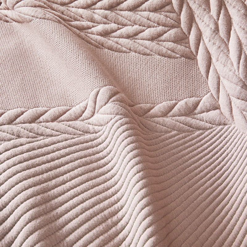 Rebecca Judd Loves Miller Jersey Rose Quartz Quilt Cover Separates