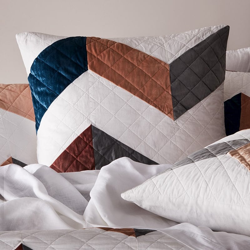 Rebecca Judd Loves Anais Velvet Multi Quilted Quilt Cover Separates