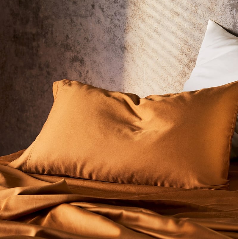 Organic Cotton Sateen Sheet Set Hazel Sheet Set