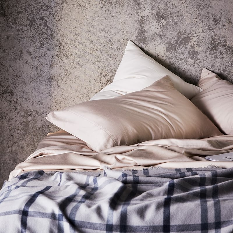 Organic Cotton Sateen Sheet Set Cloud Sheet Set
