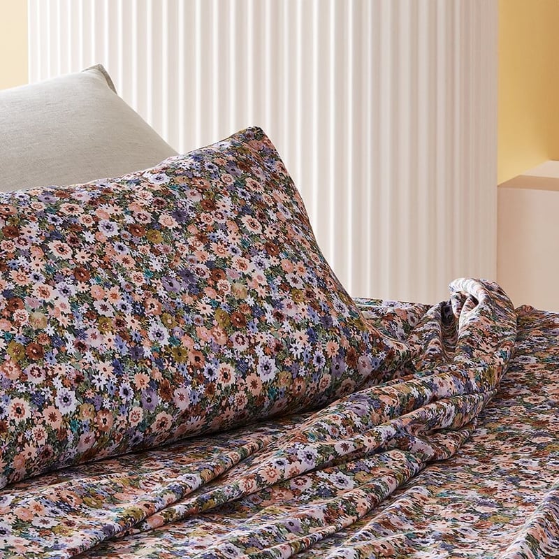 Carrie Floral Printed Sheet Set 