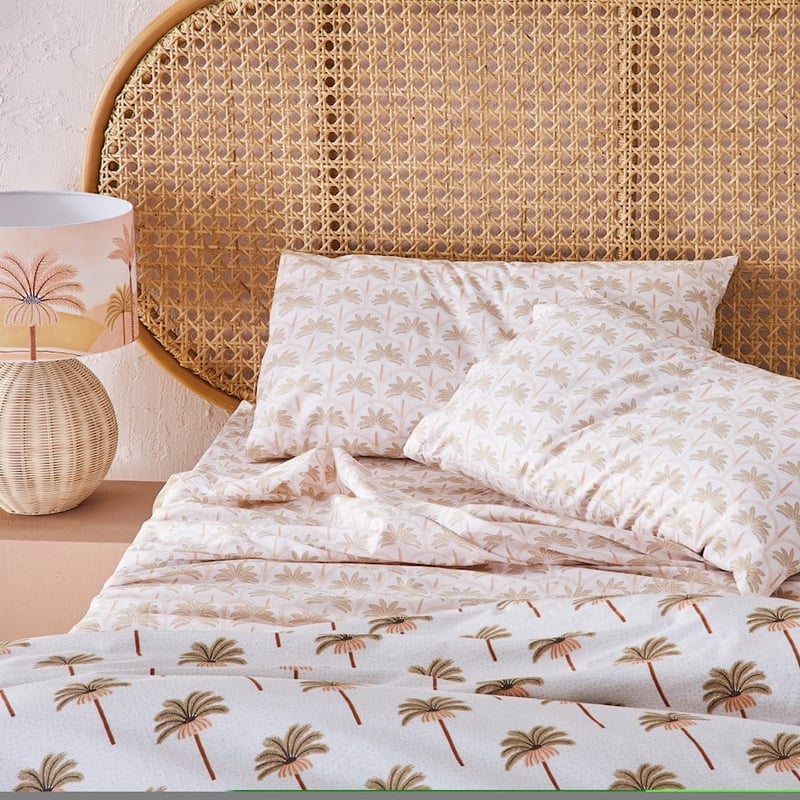 Miimi + Jiinda Printed Riad Palm Sheet Set