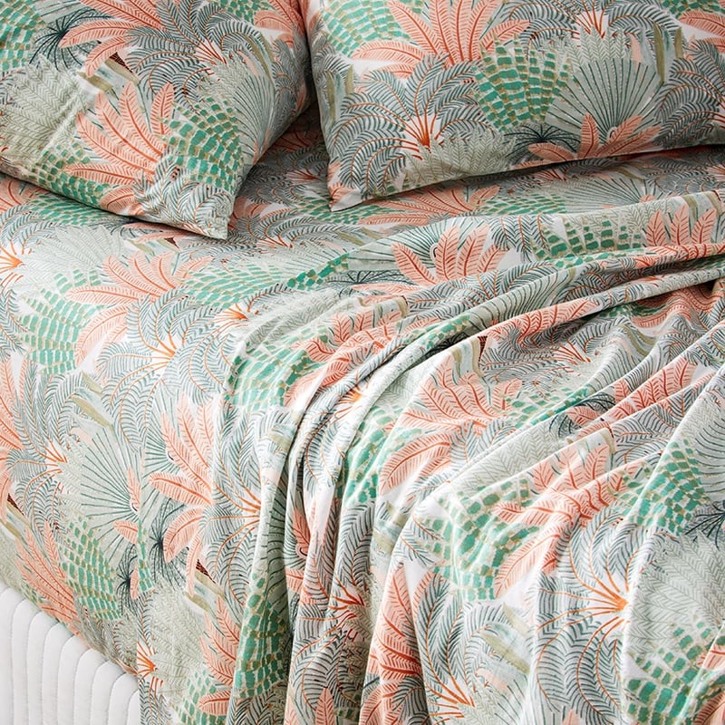 Karina Jambrak Winter Foliage Sheet Set Multi Sheet Set