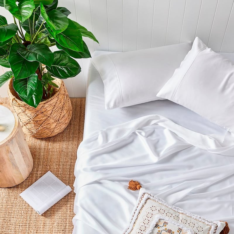 Eco White Sheet Set