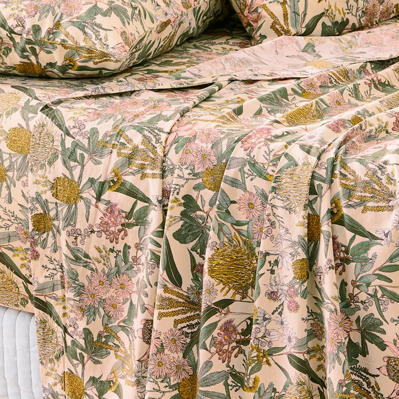 Printed Dusk Bushlands Sheet Set