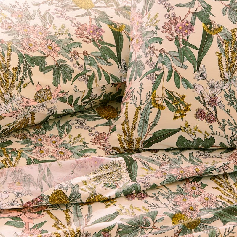 Printed Dusk Bushlands Sheet Set