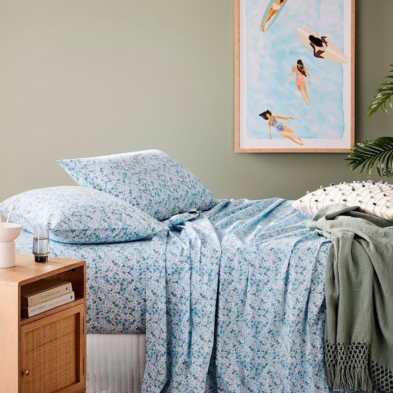 Printed Bluebell Sheet Set
