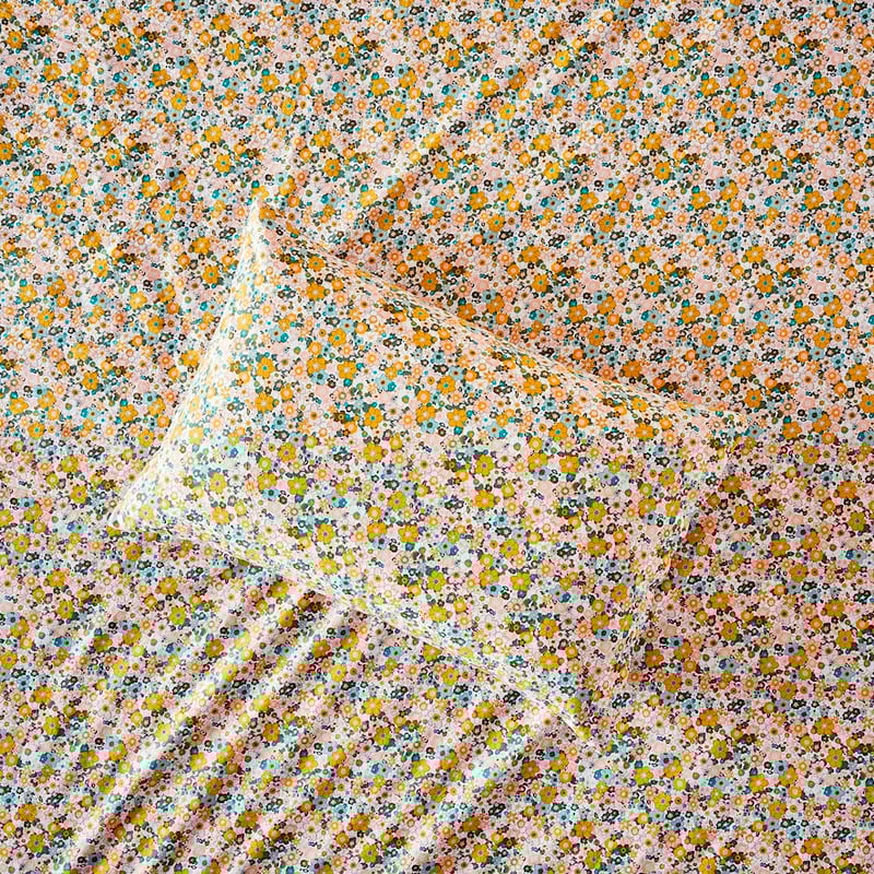 Printed Mustard Bloom Sheet Separates