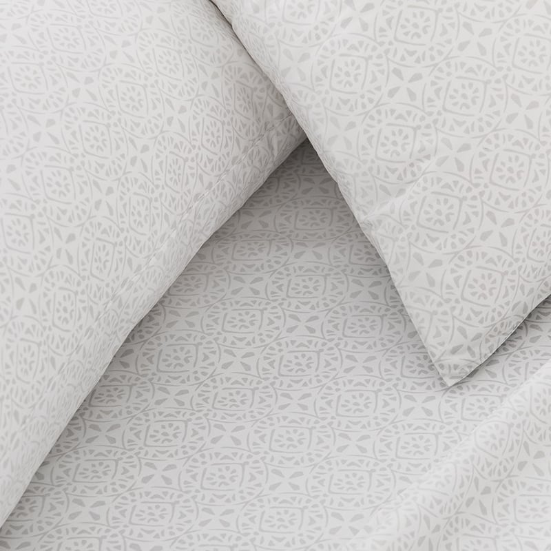 300TC Fresh Grey Tile Sheet Set