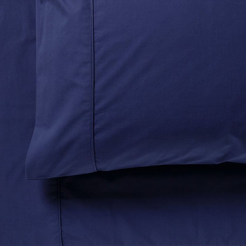 300TC Fresh Cotton Midnight Blue Sheet Sets