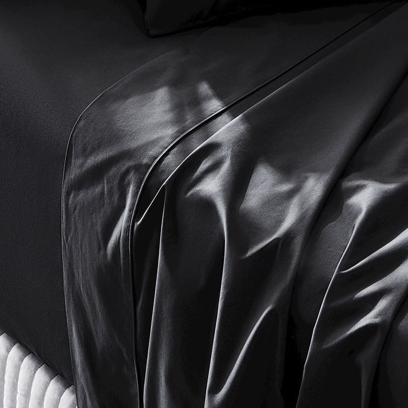 Fresh Cotton Percale Coal Sheet Set
