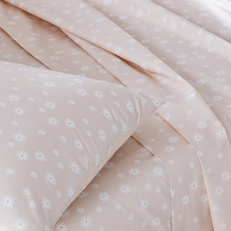 300TC Fresh Splatter Floral Sheet Set