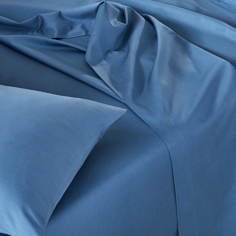 600TC Bamboo Cotton Steel Blue Sheet Set