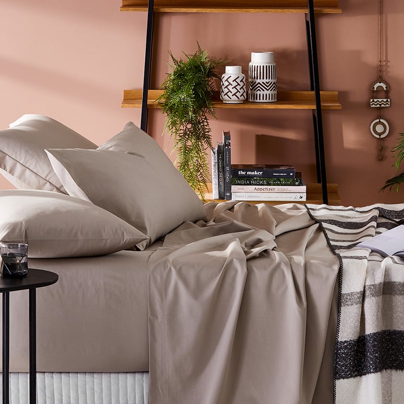 600TC Bamboo Cotton Buff Sheet Set