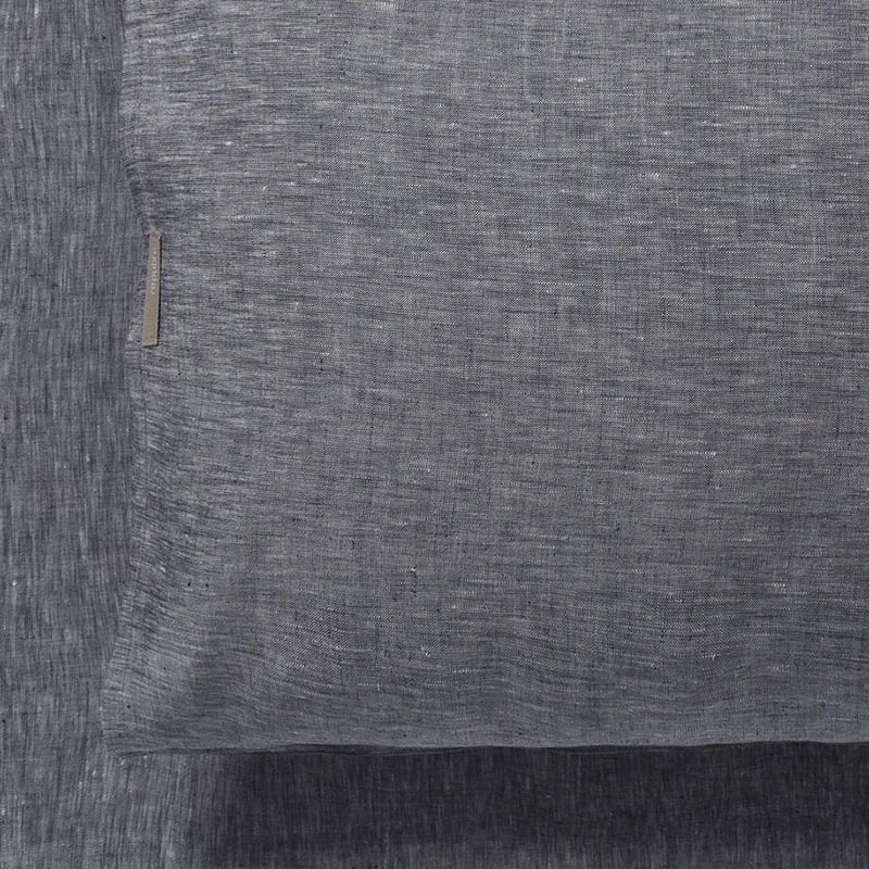 Vintage Washed Linen Indigo Sheet Separates