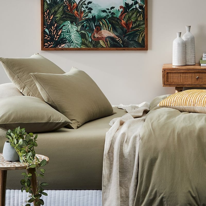 Ultra Soft Jersey Soft Khaki Sheet Separates