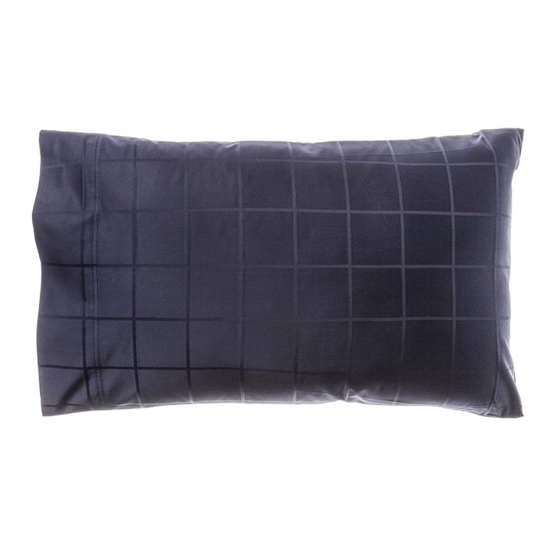 1000TC Gramercy Grid Midnight Sheet Set