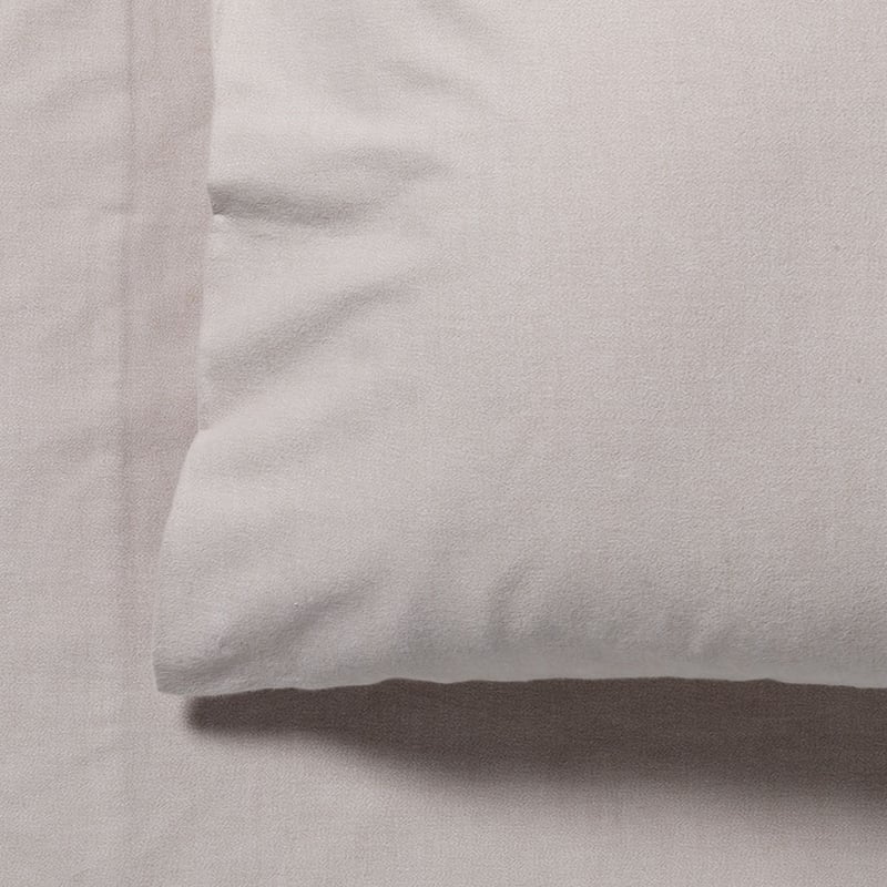 Super Soft Brushed Flannel Sheet Separates Oatmeal