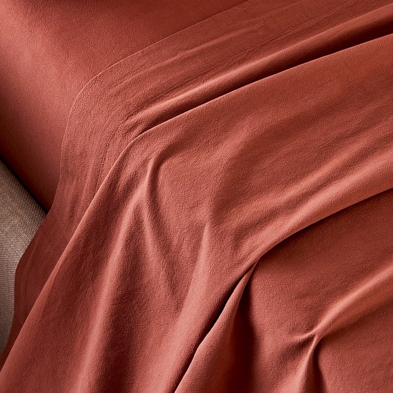 Stonewashed Cotton Clay Sheet Separates
