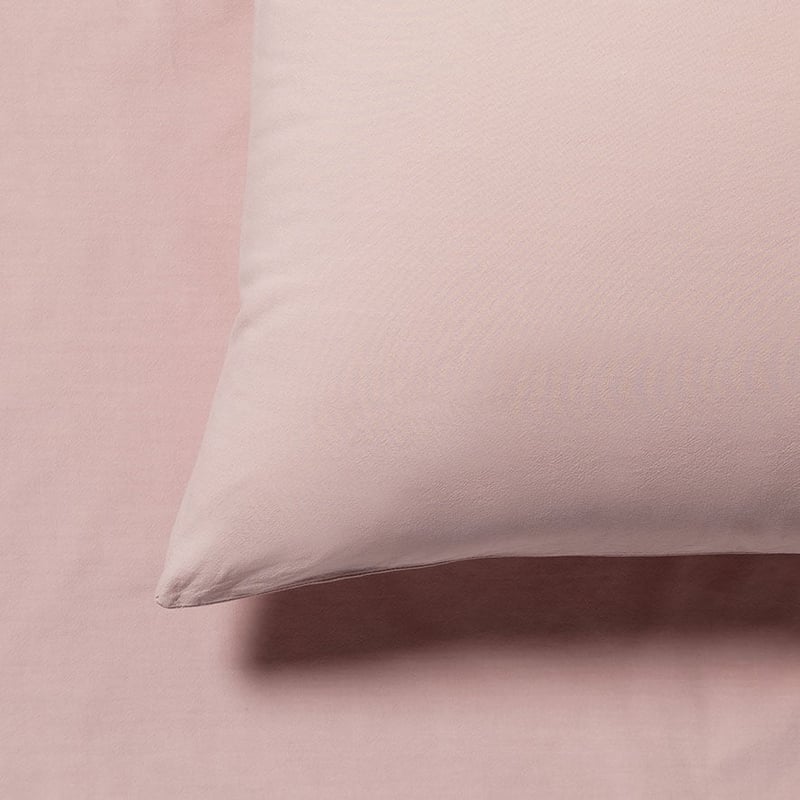 Stonewashed Cotton Dusty Pink Sheet Separates