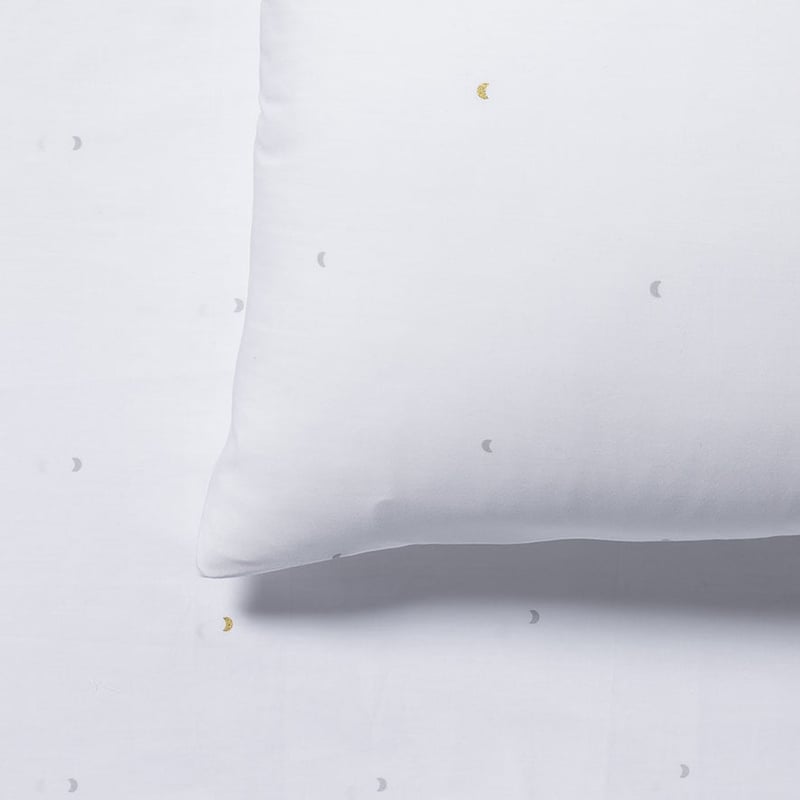 Perfect Percale Winterland Sheet Set Eclipse White