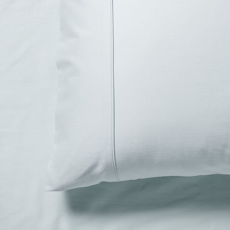 400TC Cotton Cashmere Misty Blue Sheet Set