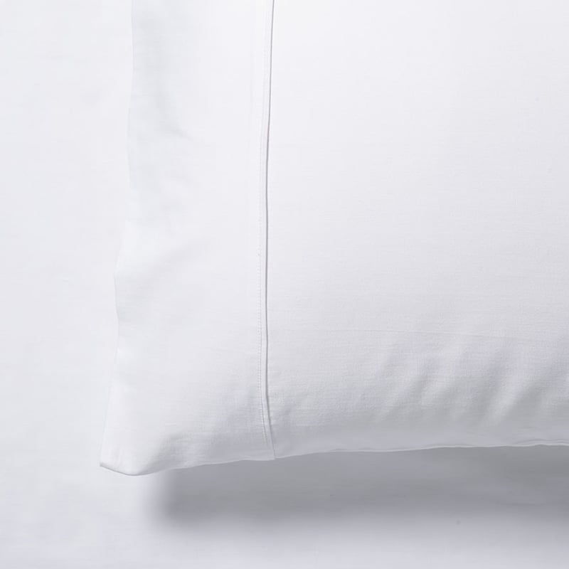 400TC Cotton Cashmere White Sheet Set